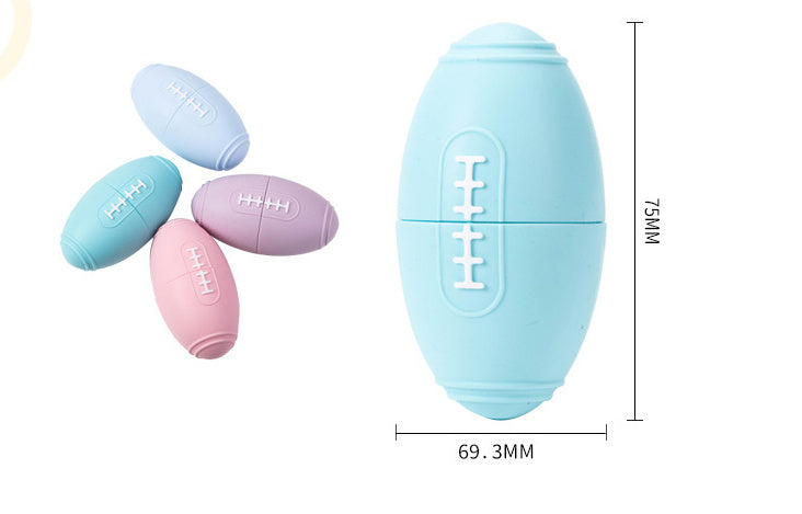 Durable Silicone Rugby Dog Toy