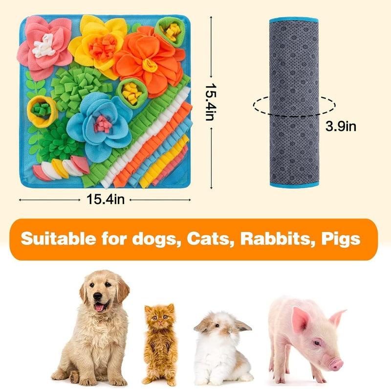 Interactive Pet Snuffle Mat Blanket